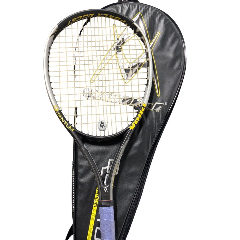 Volkl Quantum M1 Power Boost Tennis Racquet 110 sq in Titanium Lite Carbon Grey